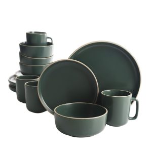 Matte Green Bowl Cutlery Set